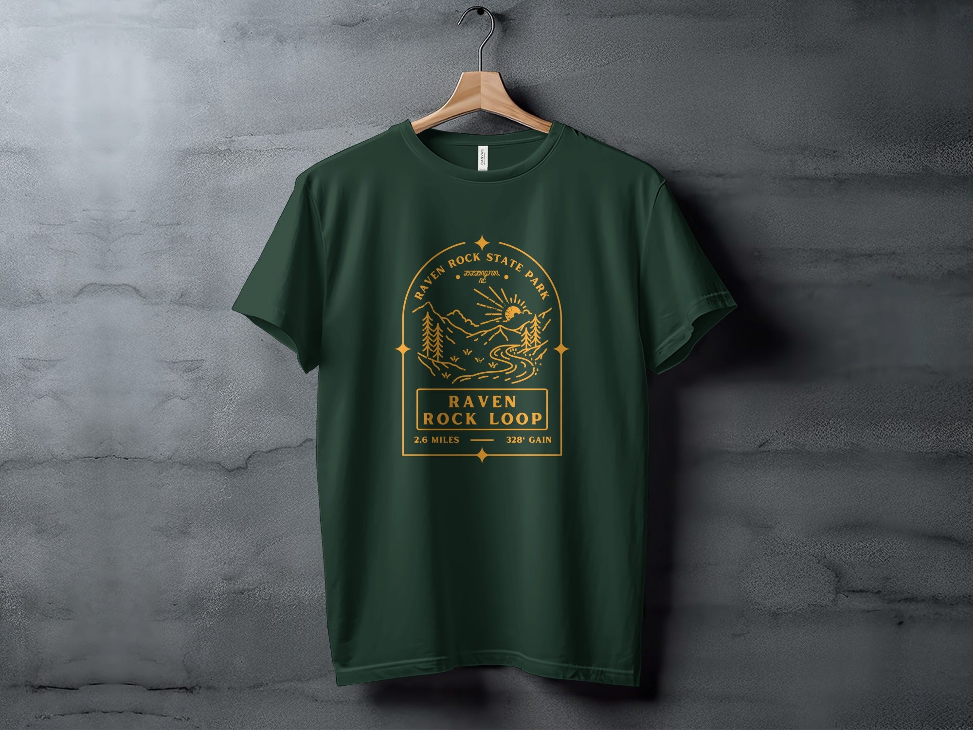Raven Rock Loop Hiking Adventure Graphic T-shirt