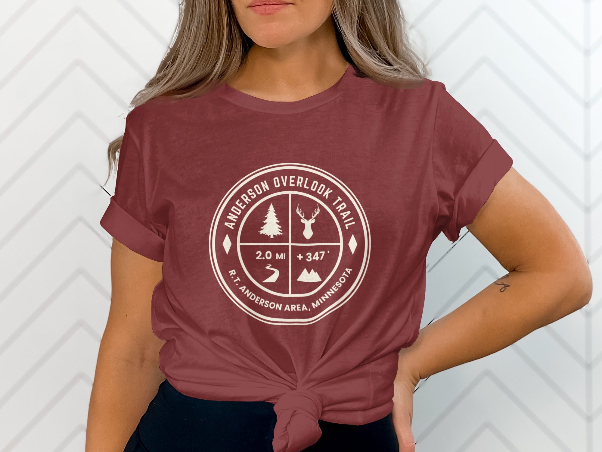 Anderson Overlook Trail Minnesota T-Shirt Product
