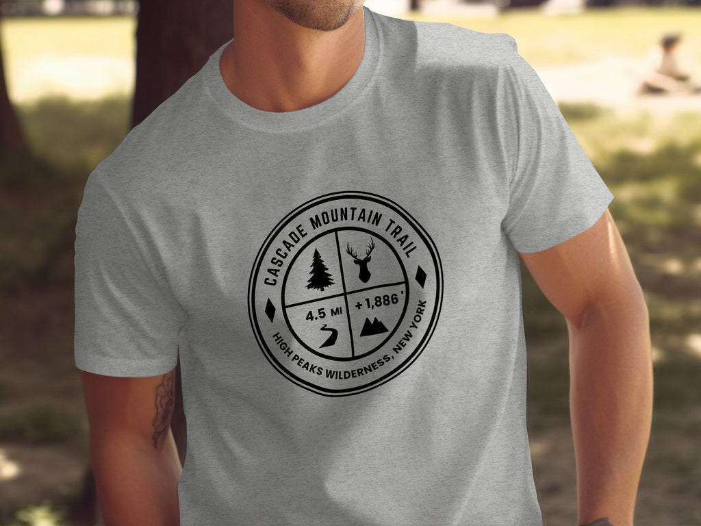 Cascade Mountain Trail High Peaks Wilderness T-shirt