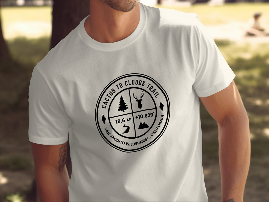 Cactus to Clouds Trail San Jacinto Wilderness T-Shirt