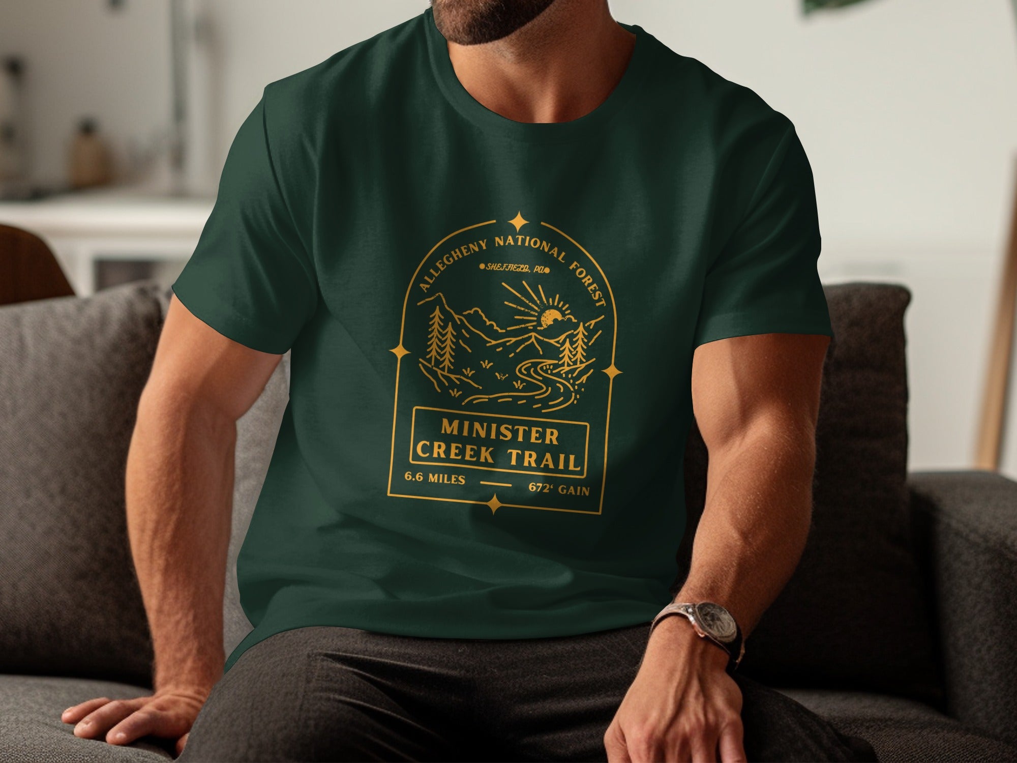 Minister Creek Trail T-shirt Allegheny National Forest