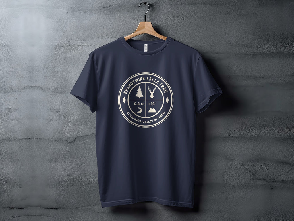 Brandywine Falls Trail Cuyahoga Valley NP Ohio T-shirt