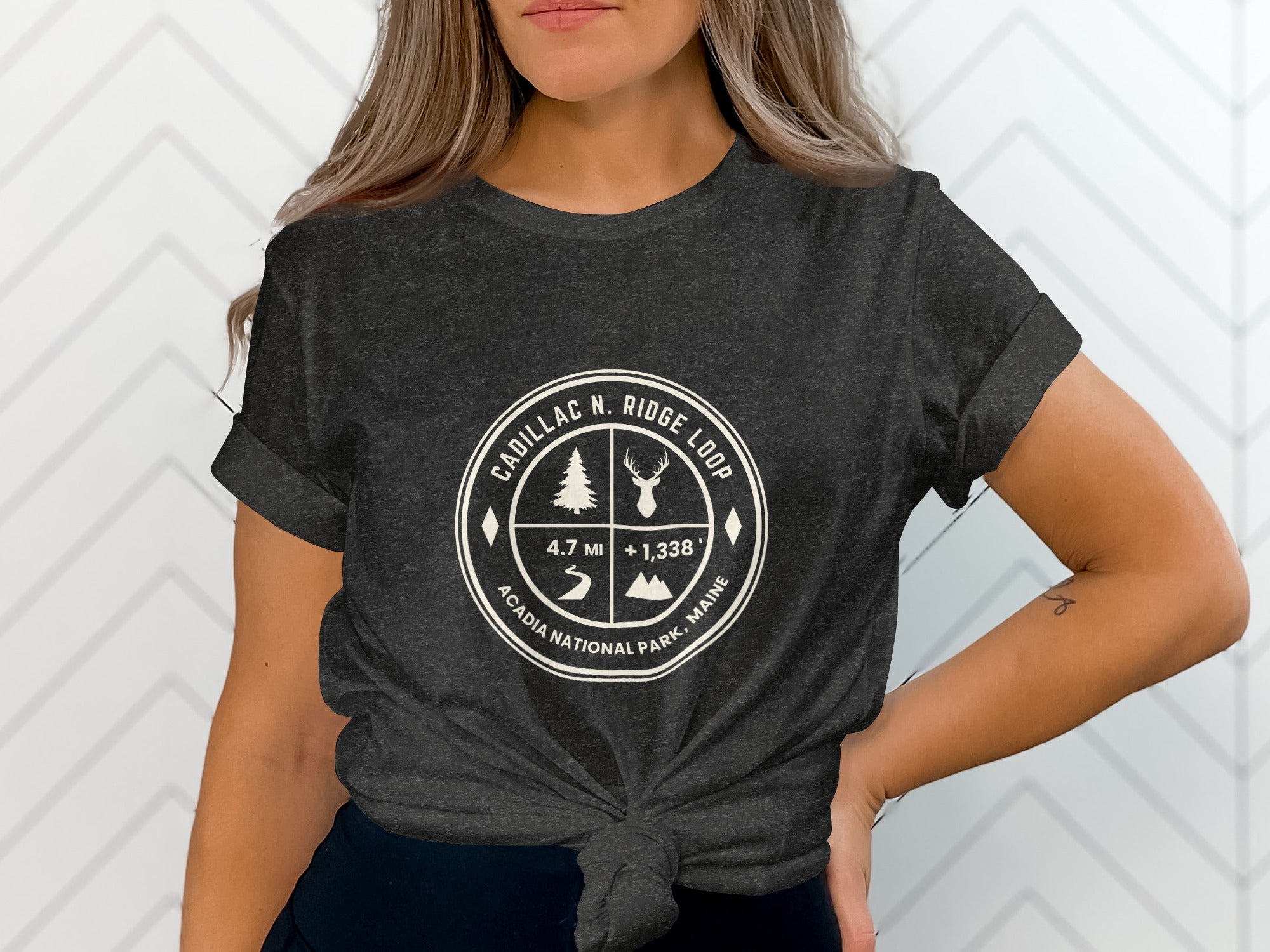 Cadillac N. Ridge Loop Acadia National Park Maine Shirt