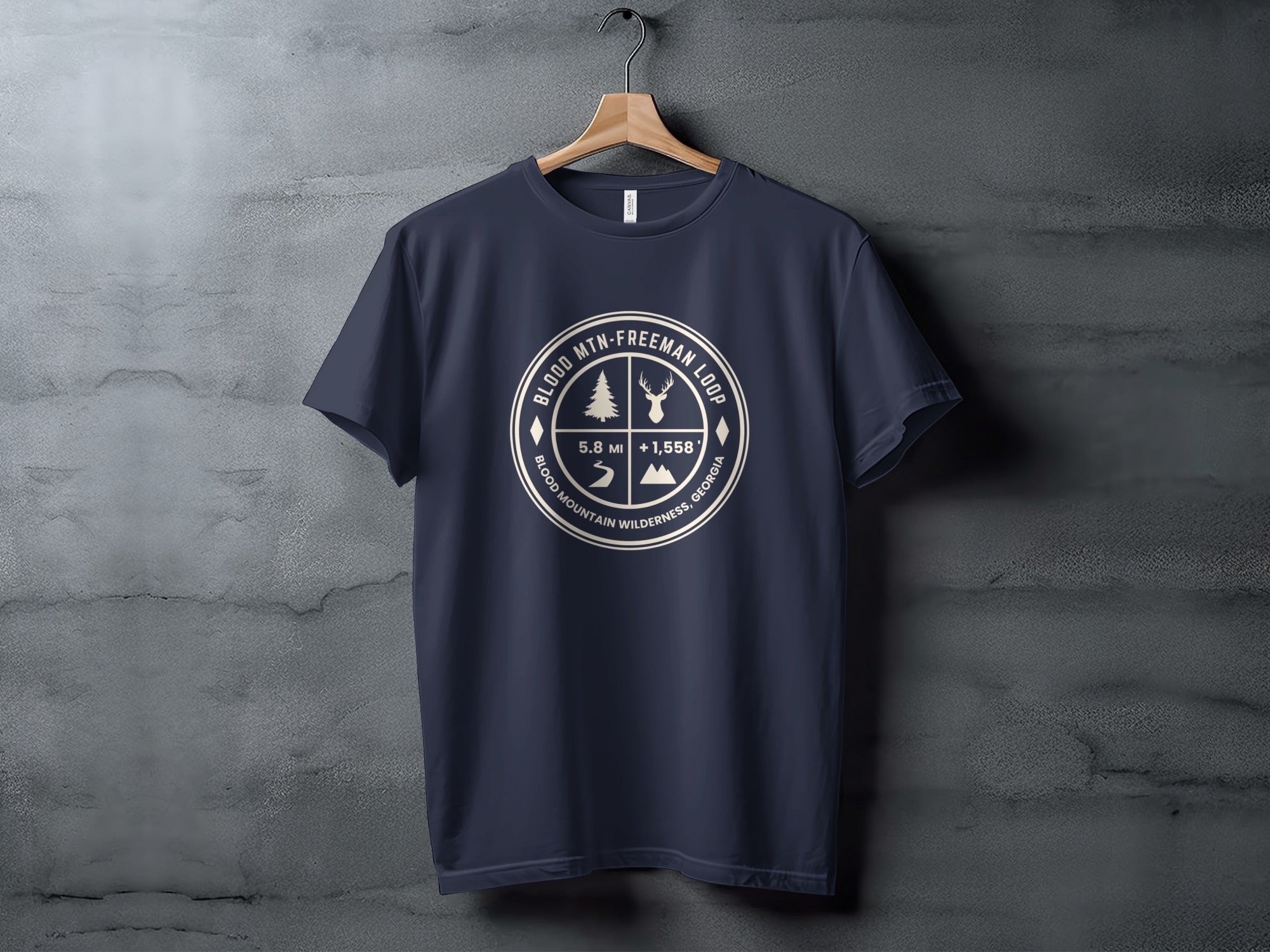 Blood Mountain Wilderness Georgia Hiking T-shirt