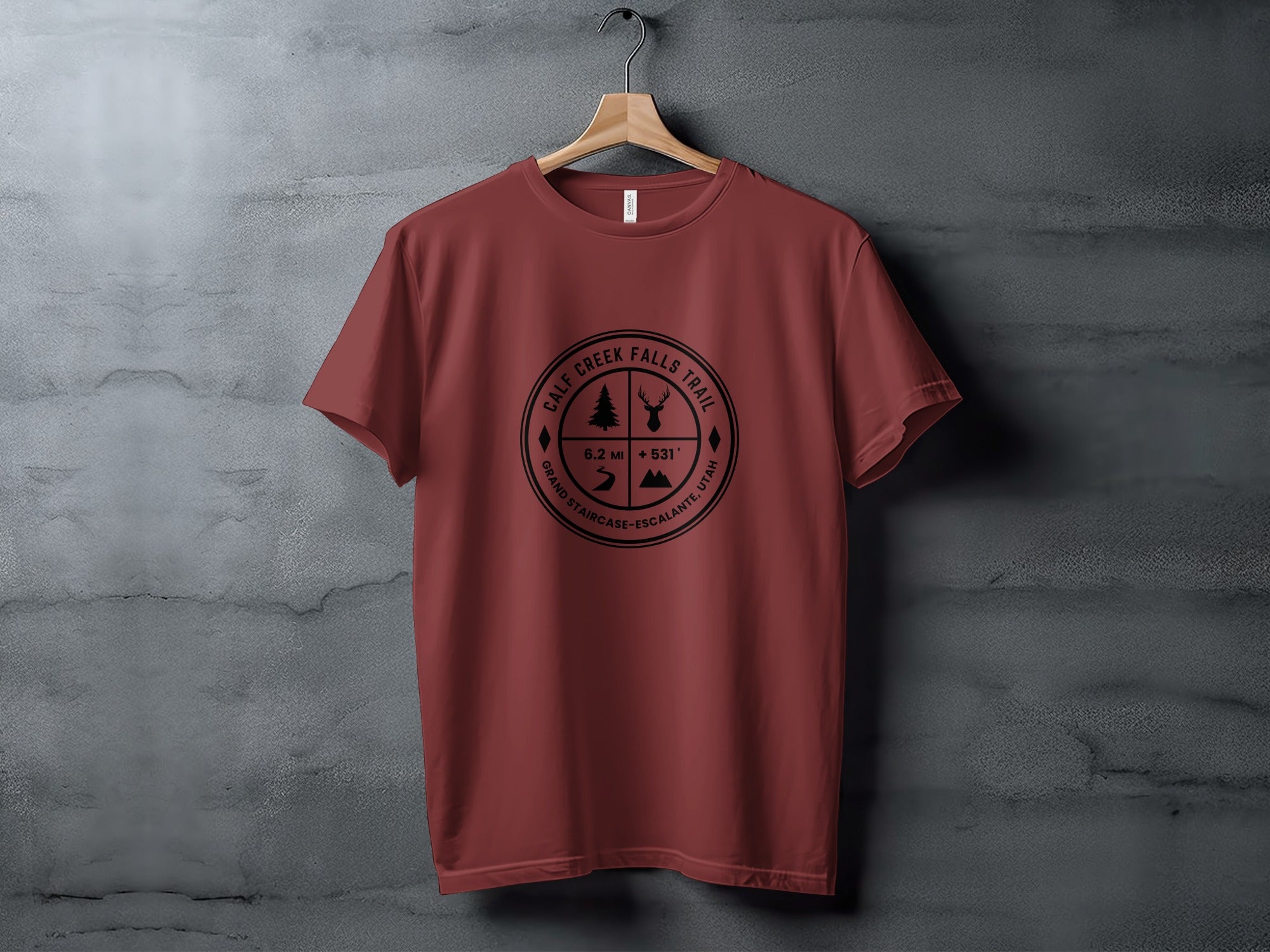 Calf Creek Falls Trail Grand Staircase Escalante Utah T-shirt