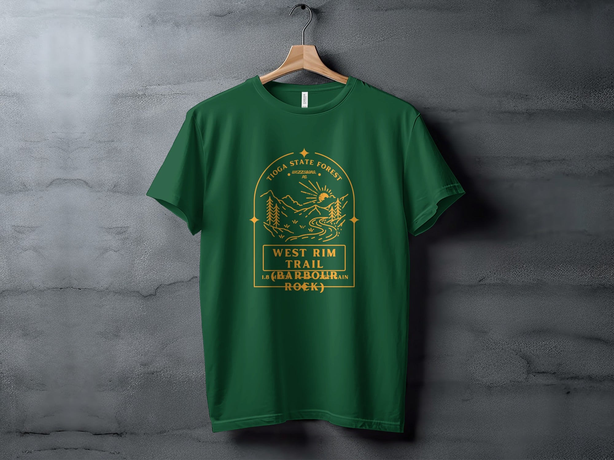 West Rim Trail T-Shirt for Outdoor Enthusiasts