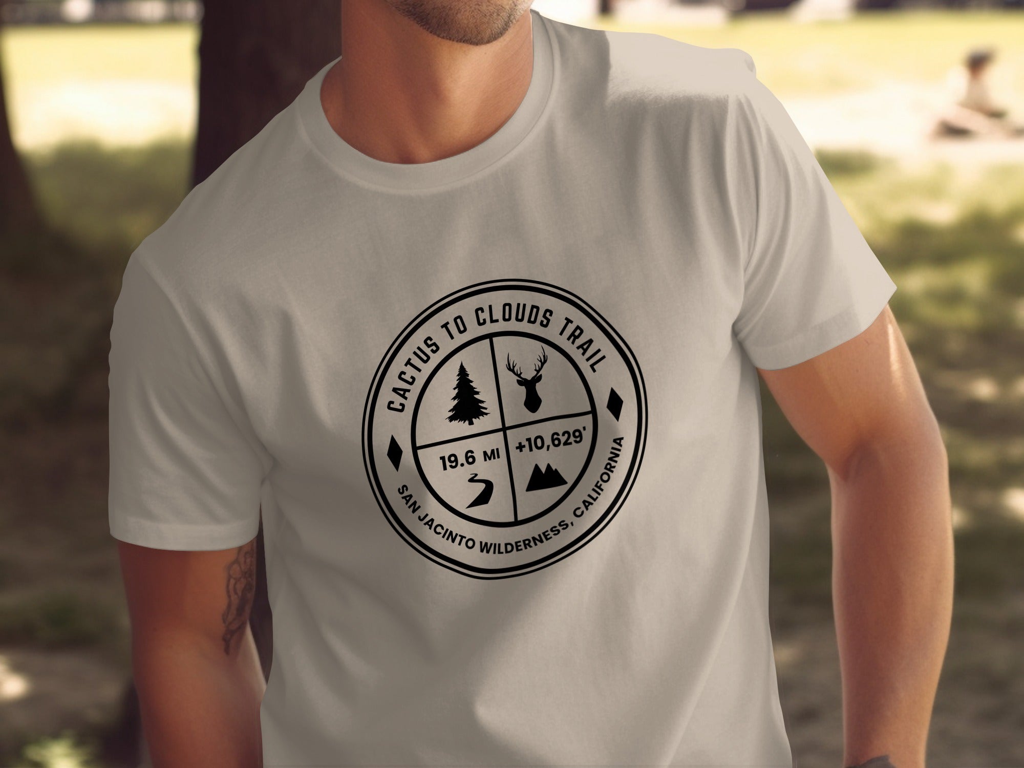 Cactus to Clouds Trail San Jacinto Wilderness T-shirt