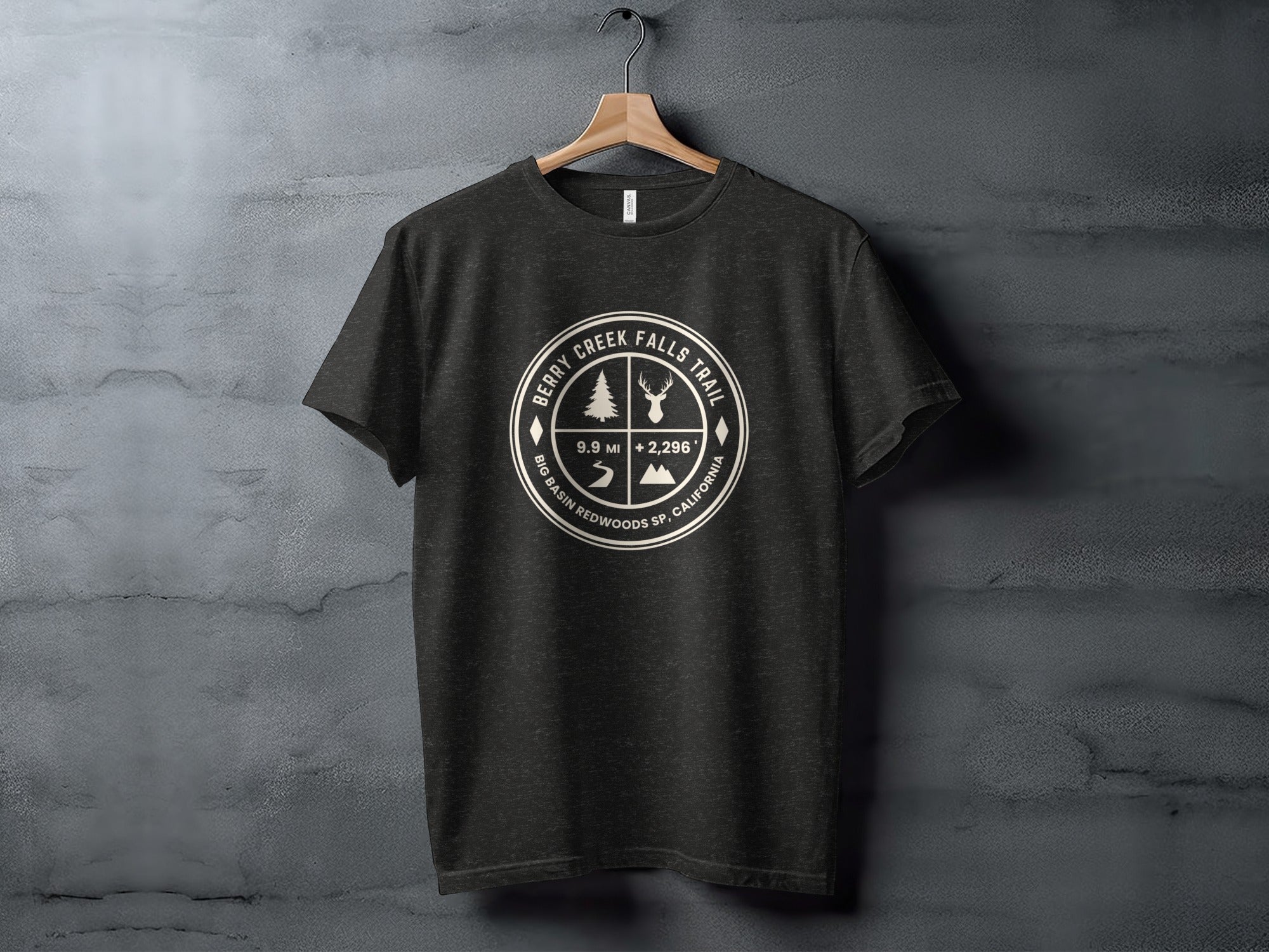 Berry Creek Falls Trail Big Basin California T-Shirt
