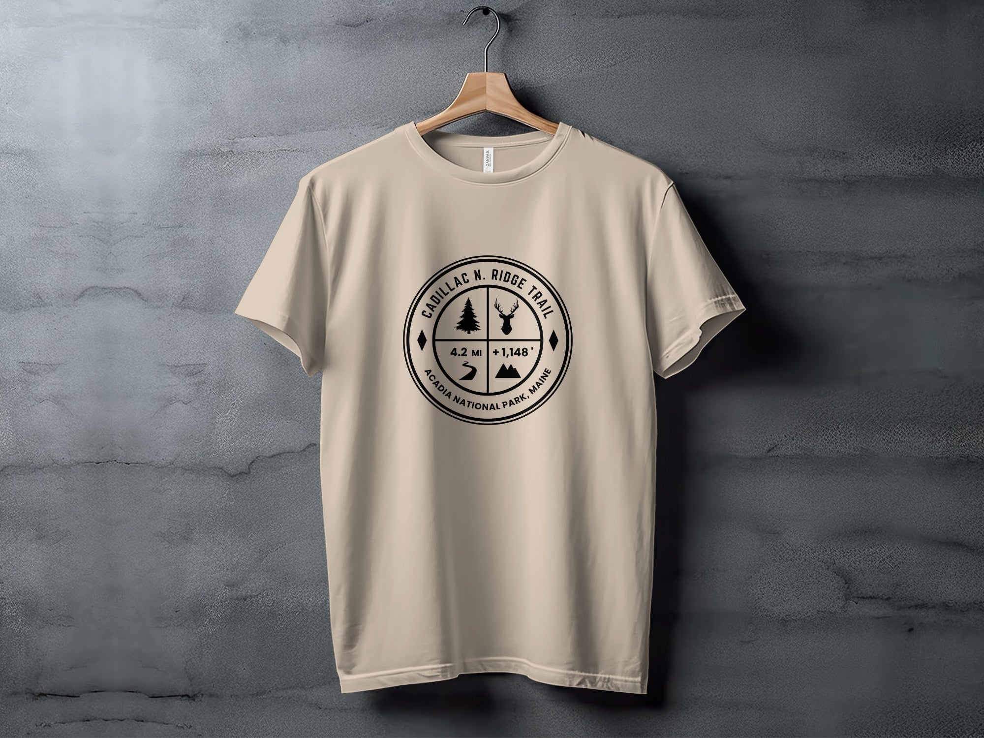 Cadillac N Ridge Trail Acadia National Park Maine Shirt