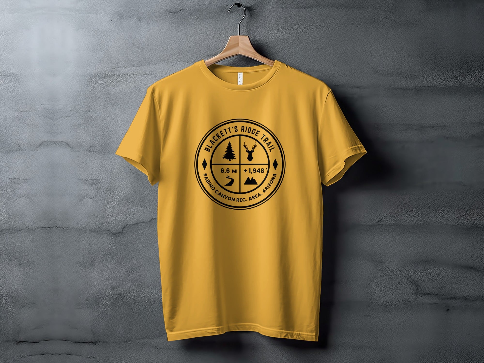 Blackett's Ridge Trail Sabino Canyon 6.6 Mi Arizona Shirt