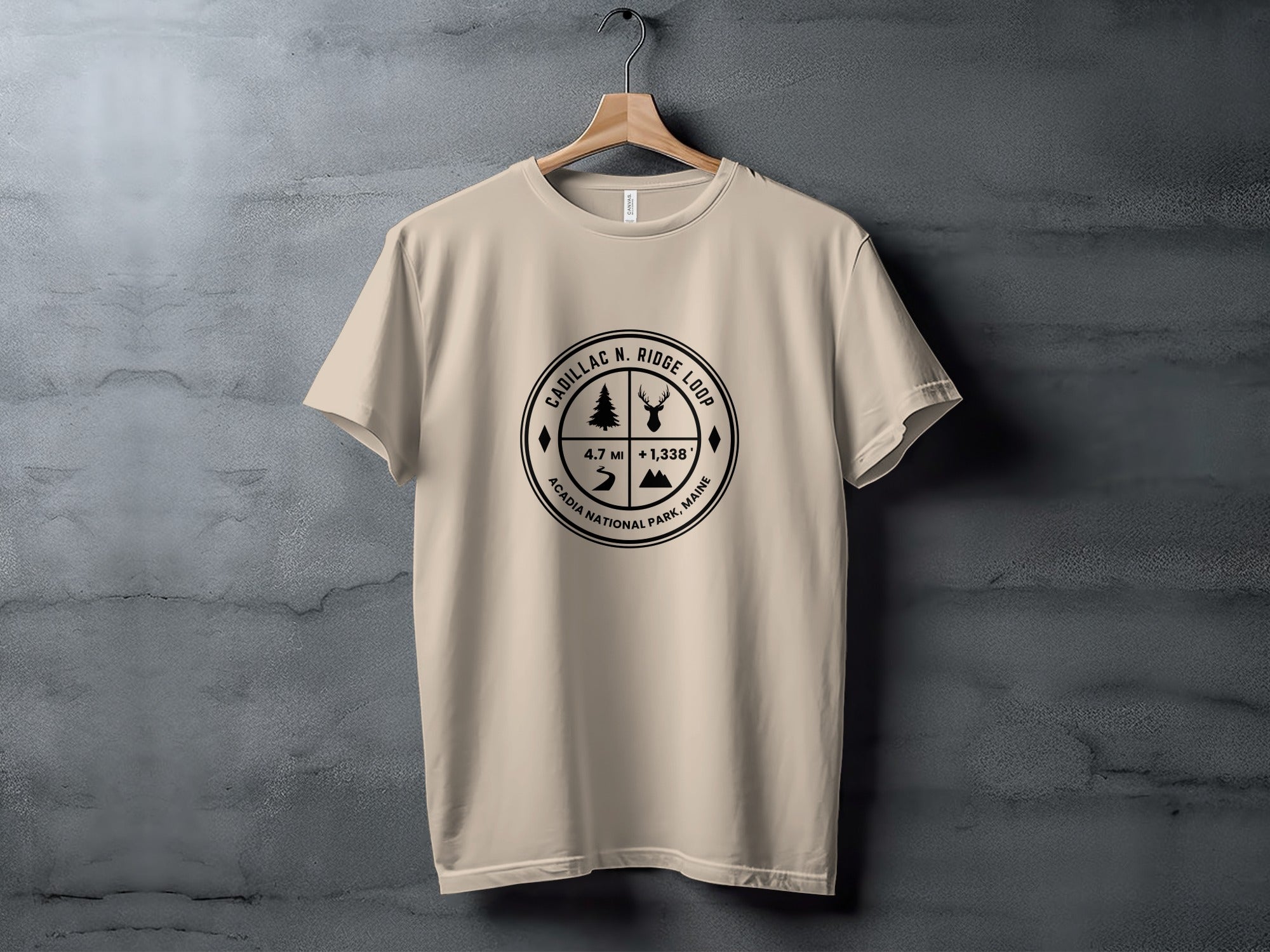 Cadillac N. Ridge Loop Acadia National Park Maine T-Shirt