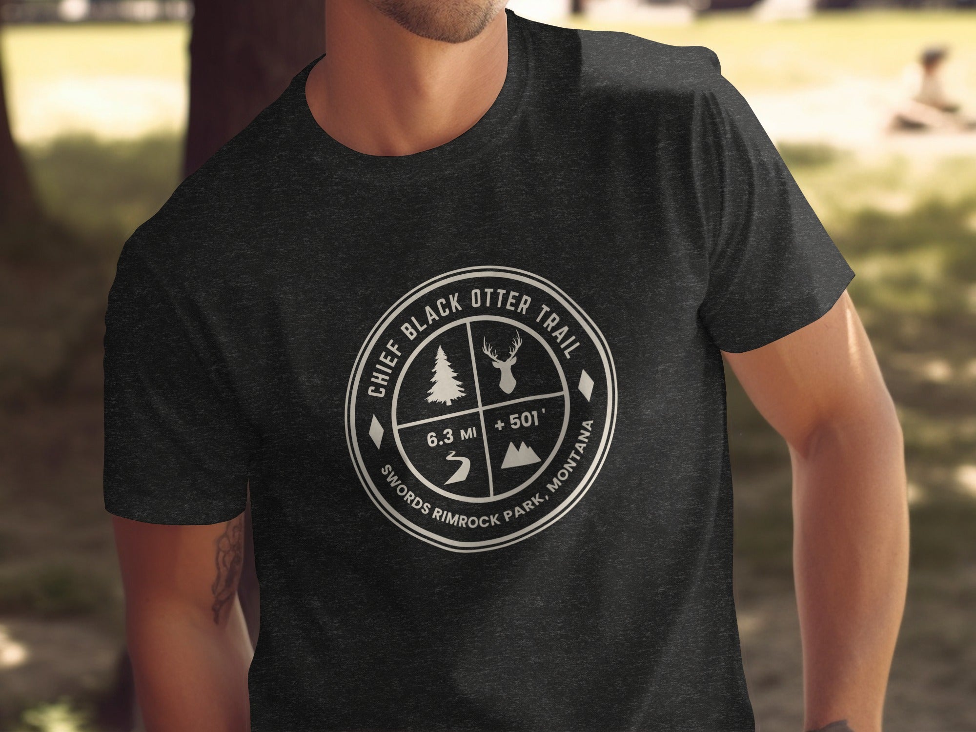 Chief Black Otter Trail Swords Rimrock Park Montana Shirt